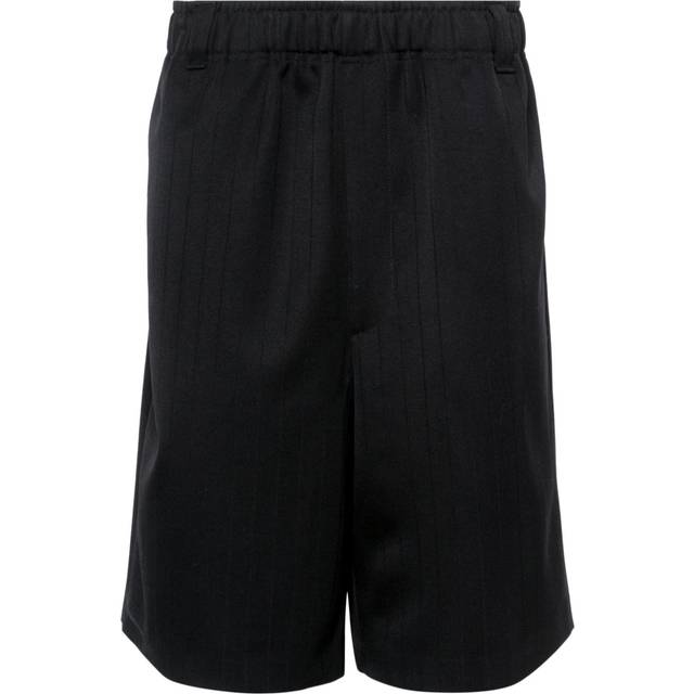 Jacquemus - Le Bermuda Juego wool shorts - men - Wool/Elastane/Cotton - 48 - Black