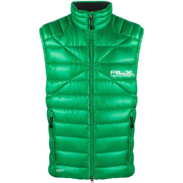 RLX Ralph Lauren - Macoy logo-print padded gilet - men - Recycled Polyester/Recycled Polyester - L - Green