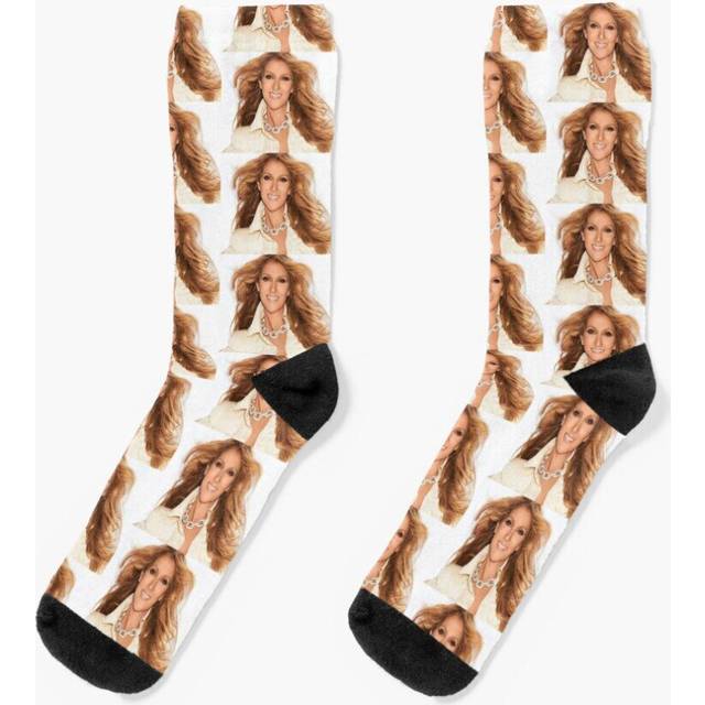 Dress Socks rambutterurai Celine Dion  2019 Tour Dates Novelty Fancy Crazy Pattern Crew Casual for Men Women