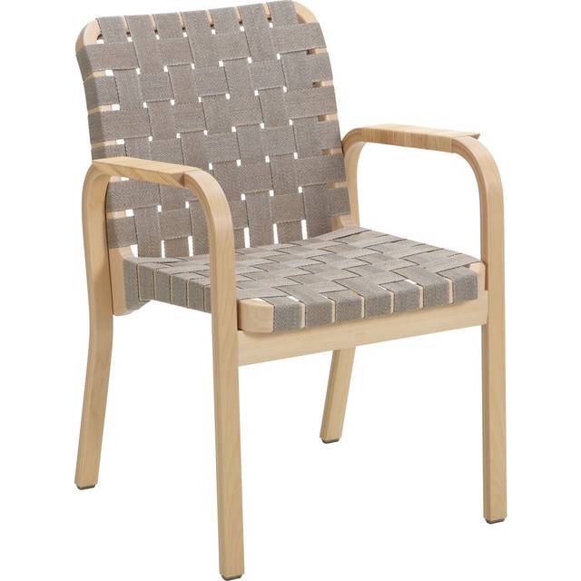 Armchair 45 Armchair, Clear Lacquered Birch / Natural Webbing