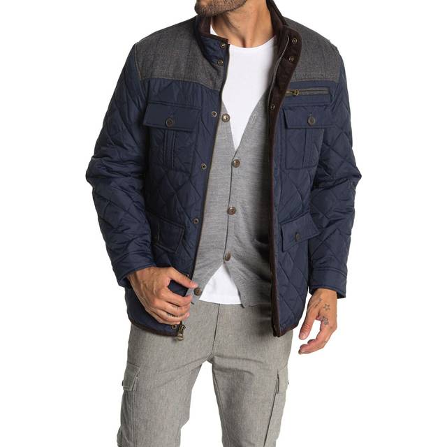 Cole Haan Diamond Quilt Barn Jacket