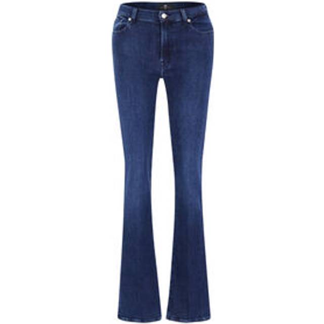 7 For All Mankind - Dark blue Bootcut Jeans Mid Waist - dark blue
