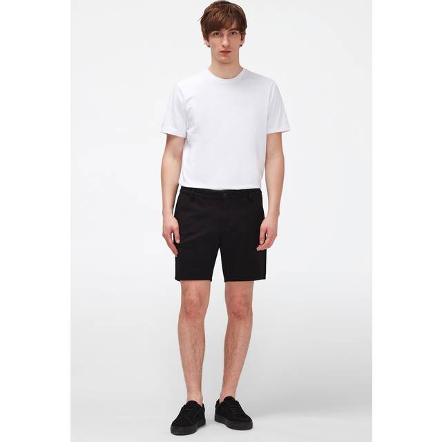 7 For All Mankind - Travel Short Double Knit Black - Shorts - black