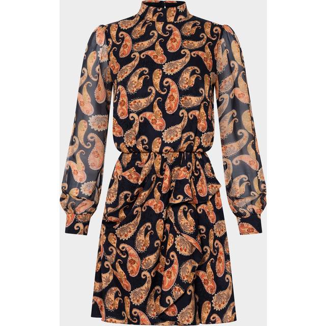 Womens Plus Leopard Print Wrap Shirt Dress - 24