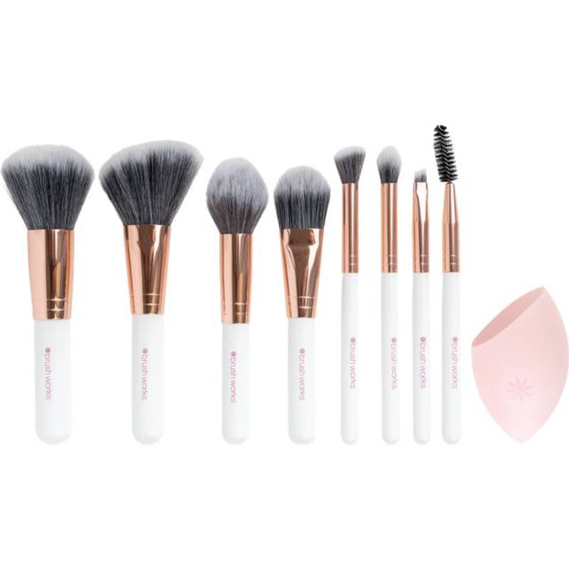 Brushworks Exclusive Makeup Brush & Sponge Set