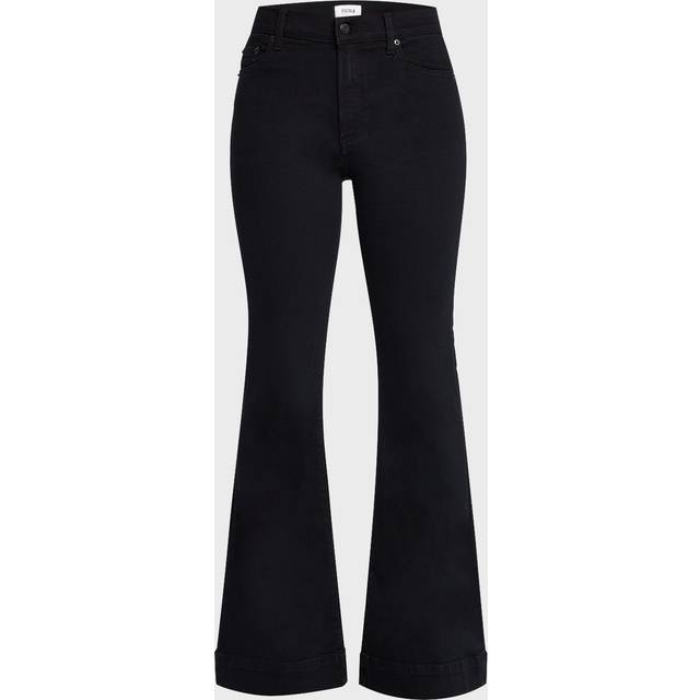 Kinsley Mid Rise Ultra Flare Jean - Black Ink - BLACK INK / 25