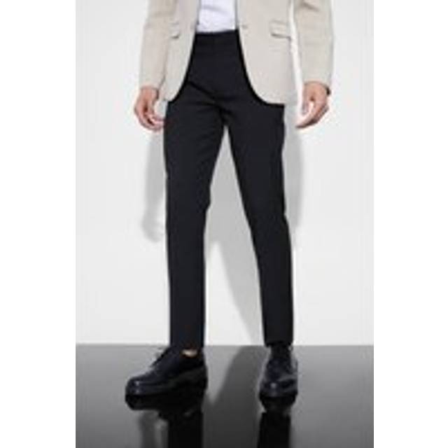 Slim Suit Trousers - Black - 30