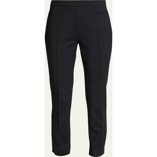 Franca Mid-Rise Cropped Pants - NOIR - 8