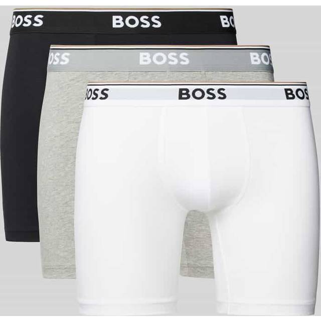 BOSS Bodywear 3-Pack Power Jersey Long Boxer Briefs - XL - Multi