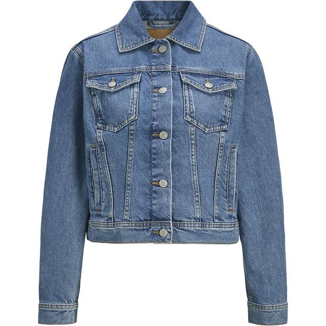 JJXX Jxalys Classic Denim Jacket DNM NOO Dam Jeansjackor Stl. L - Från Magasin - Medium Blue Denim (L)