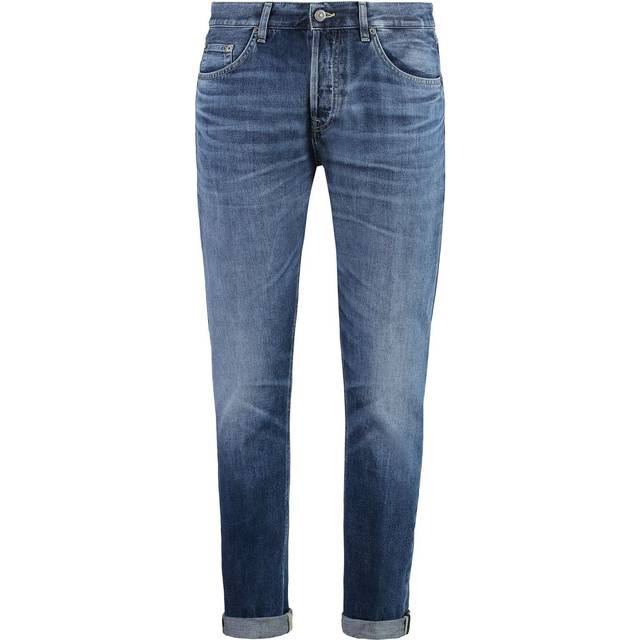 Dondup, Jeans, Herr, W31, Bomull, Stretch Bomullsjeans - blue (W31)
