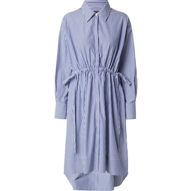 French Connection Rhodes Stripe Shirt Dress, Blue/White