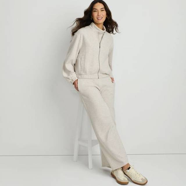 Soft Brushed Jersey Bomber Jacket - Light Tan - 16-18
