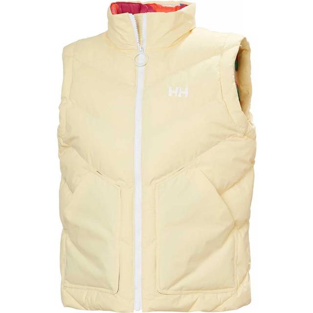Helly Hansen Dam Après Fodrad Skidväst Gul XS - Yellow Crea Gul