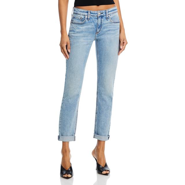 Dre Low-Rise Slim Boyfriend Jeans - DAPHNE - 26