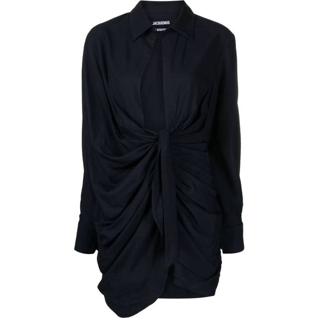 Jacquemus - La robe Bahia - Bleu Marine Foncé - Taille: 34