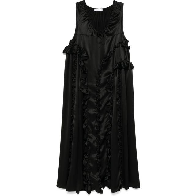 Tory Burch, Klänning, Dam, XS, Bomull, Off-the-shoulder Klänning - black (XS)