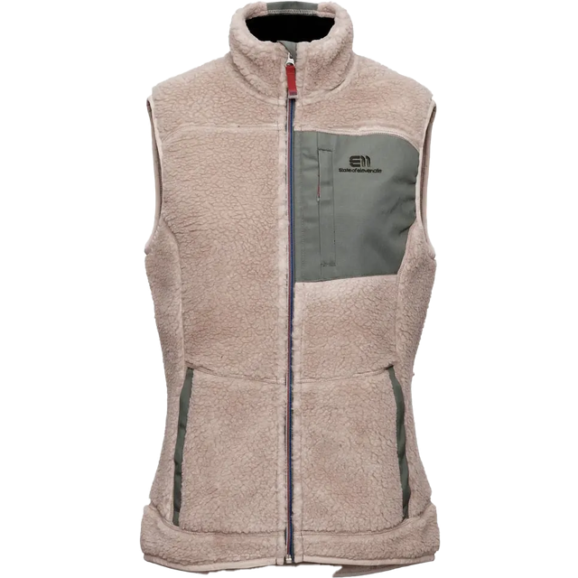 Elevenate W Glacier Pile Vest Ginger Beige (L)
