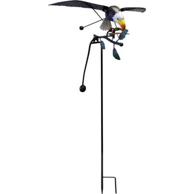 Continental Art Center 19832 Rustic Kinetic Metal Eagle Rocker Stake