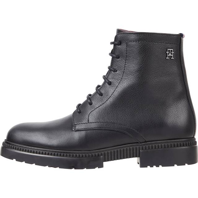 Tommy Hilfiger, Lace-up Boots, male, Black, 7 UK, Cleated Thermo Ankle Boots