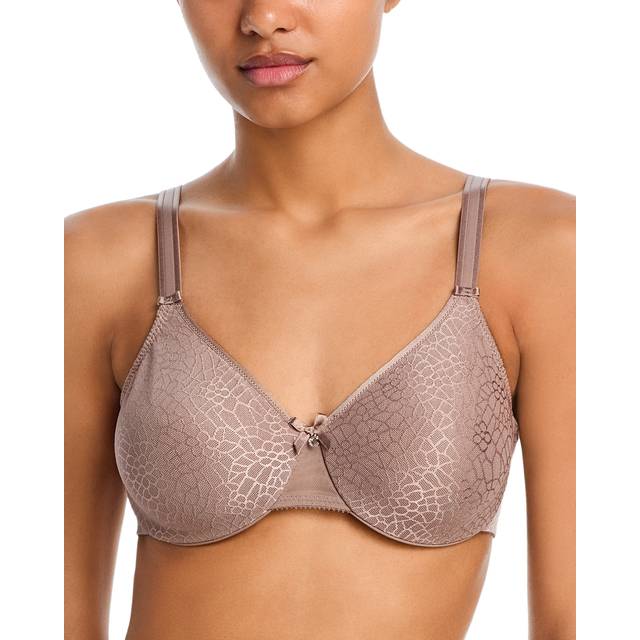Chantelle C MAGNIFIQUE | Mycket täckande, formad bh för kvinnor, med dold bh och minimizer bh effekt | bekväm bh för optimalt grepp | underkläder för kvinnor | från 75C till 95H, Cappuccino, 80G