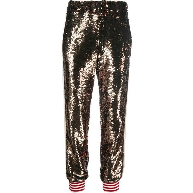 Palm Angels Women's Sequins Track Pants - Grey - Size: 6