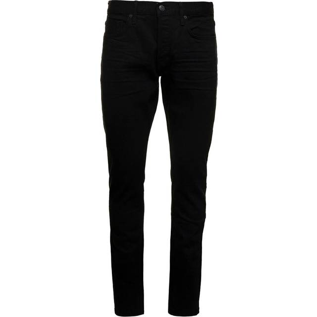 Tom Ford, Slim-fit Jeans, male, Black, W32, Black Slim Fit Jeans