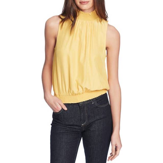 Black Satin Bust Detail Embellished Top, Black - 14