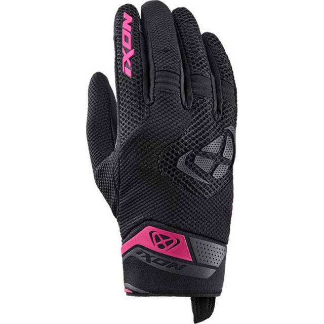 Ixon Mig 2 Airflow Ladies Motorcycle Gloves, black-purple, Size XS for Women