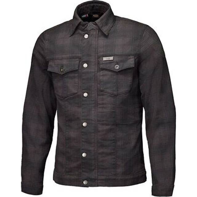 Held Woodland, shirt/textile jacket , color: Black/Grey , size: S