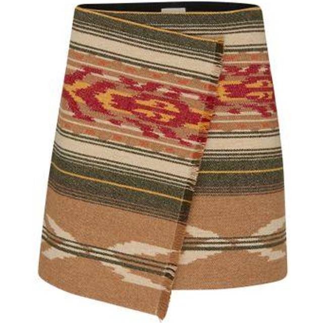 Isabel Marant Etoile Multicolor Adelaide Miniskirt - CAMEL - FR 42
