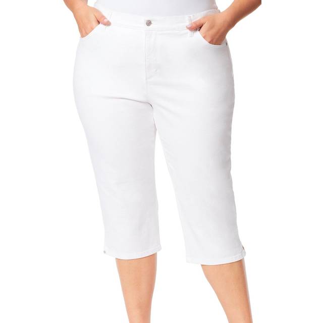 Gloria Vanderbilt womens Amanda Capri Jeans  Vintage White  24 US