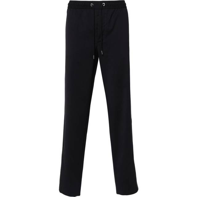 Moncler, Byxor, Herr, M, Bomull, Sportiga Byxor med Broderi - black (M)