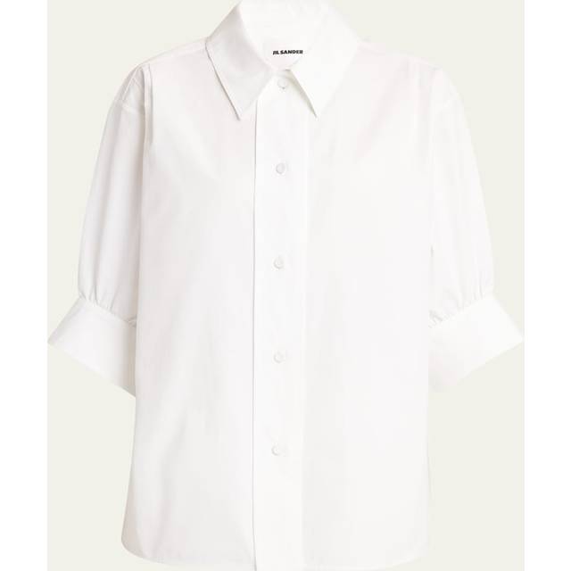 JIL SANDER | White poplin boxy shirt | Women | 36 - white (36)