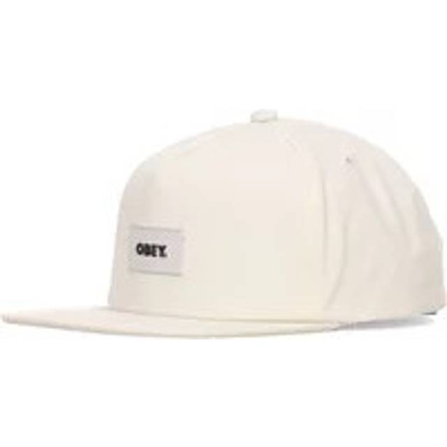 Obey, Accessoarer, Herr, ONE Size, Bomull, Platt Skärm Strapback Keps Oblekt Bomull