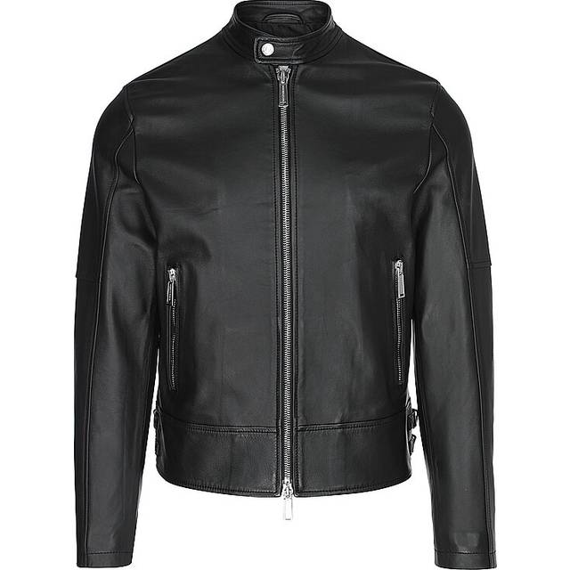 Dsquared2, Jacka, Herr, M, Läder, Läder Bikerjacka - black (M)