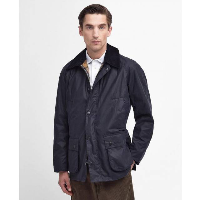 Barbour Ashby Wax Jacket - Vinterjacka Herr Navy XS