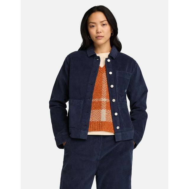 Timberland - Kempshire Corduroy Chore Jacket for Women in Dark Blue, Woman, Blue, Size: M