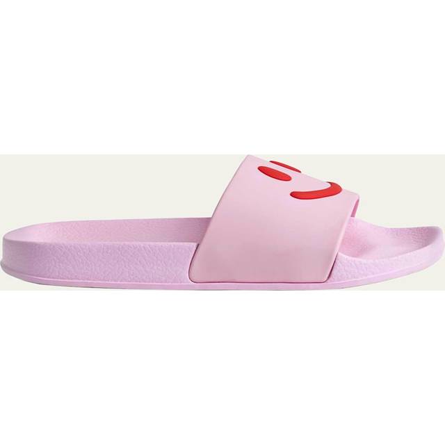Molo Girls Pink Smiling Face Sliders - 29-30