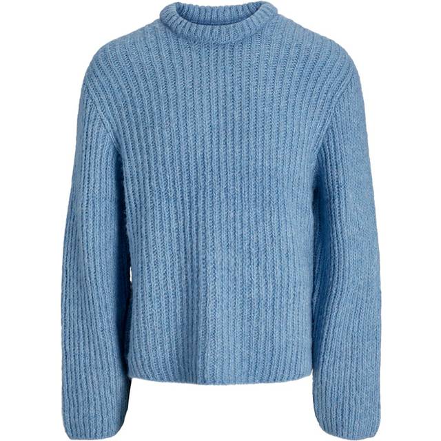 (Mountain Spring, Large) Jack & Jones Winter Knit Crew Neck Jumper