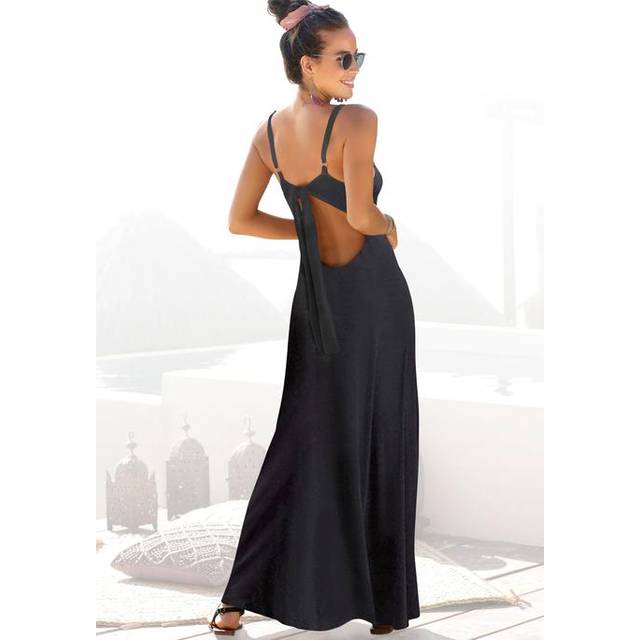 s.Oliver Beachwear Maxi Dress - Black
