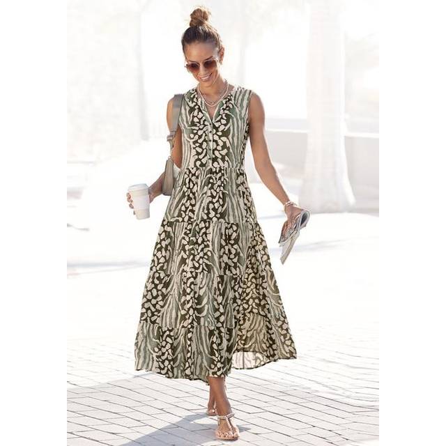 LASCANA Animal Print Maxi Dress - Multi Print