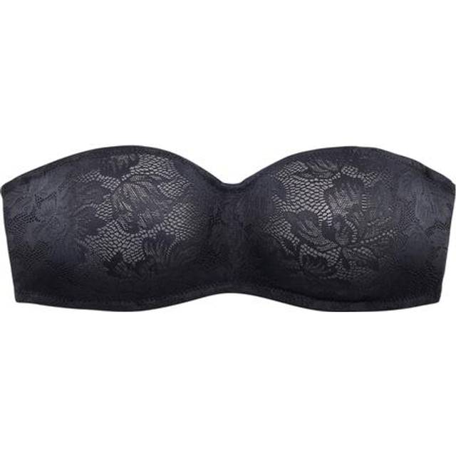 Nuance Underwired Lace Multiway Strapless Bra - Black