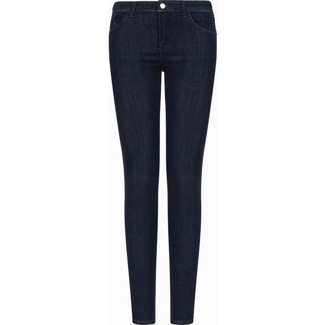 J28 High-waisted super-skinny leg jeans in a viscose-blend denim