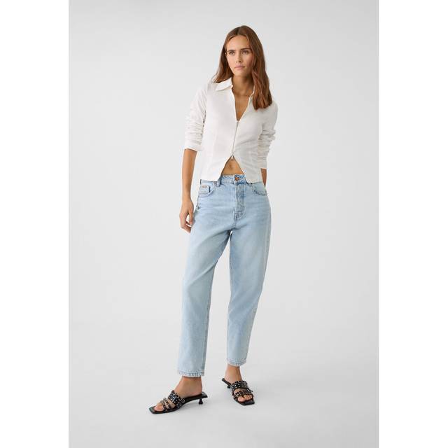 Stradivarius 1460 Mom fit jeans LIGHT BLEACH 12