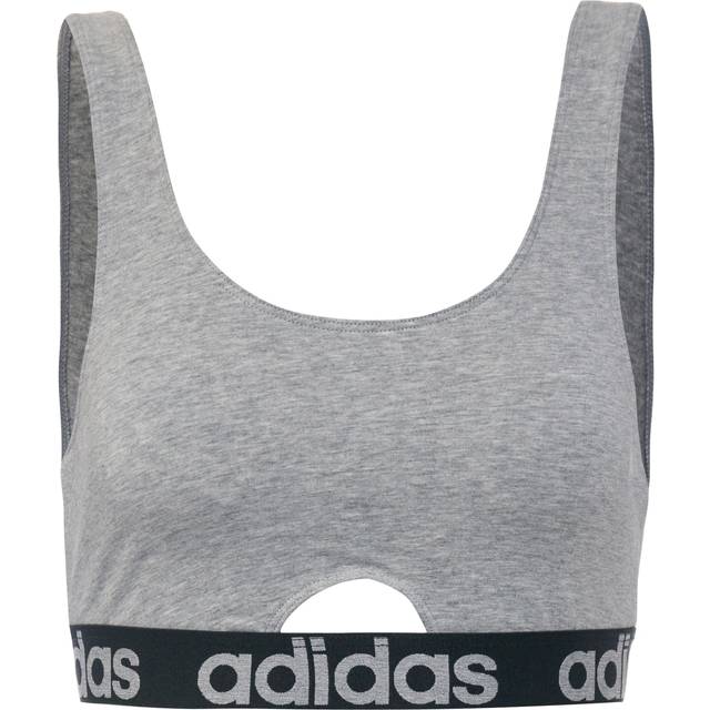 adidas Sportswear Quick Drying Bralette Bra - Grey Melange
