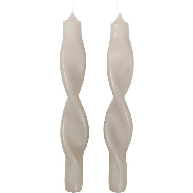 Broste Copenhagen Twist twisted candles twisted candle 23 cm 2-pack Rainy day