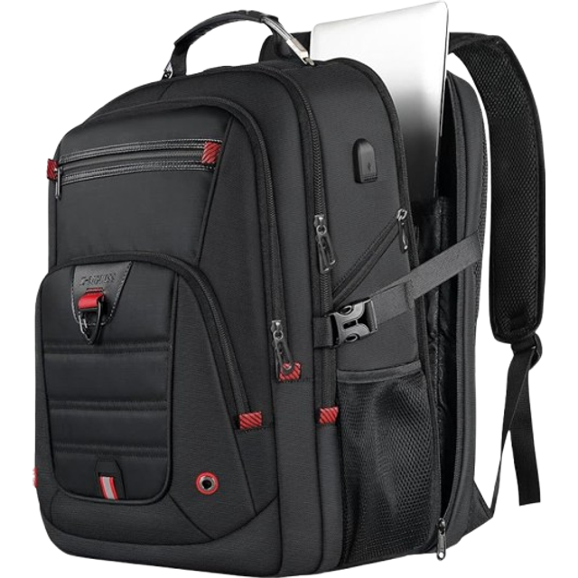 Travel Backpack, Large Laptop Backpack, TSA Flight Approved Durable Gaming Computer Backpack 50L Luggage Heavy Duty School Z-MGKISS Backpack