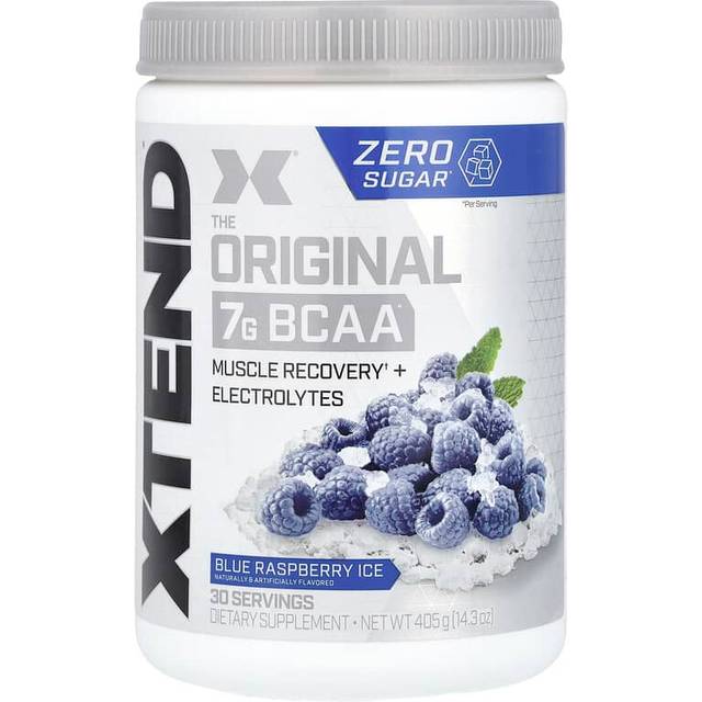 XTEND  The Original 7G BCAA  Blue Raspberry Ice  14.3 oz (405 g)