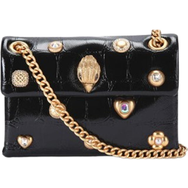 Kurt Geiger Women's Cross Body Bag Leather Black Kensington